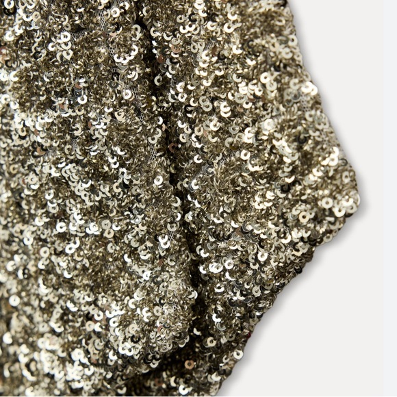 Zara NWT sequin beaded head cap 0080/108 main image 4